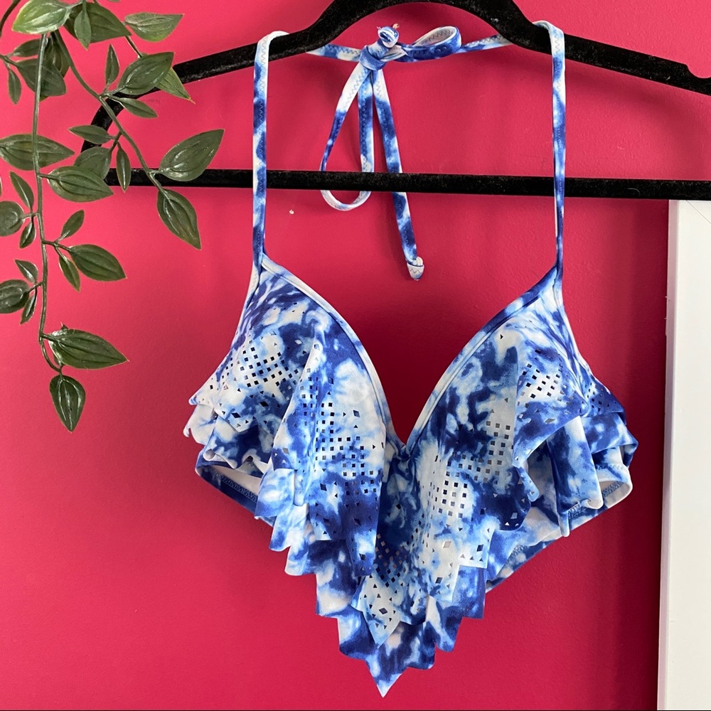 PINK Victoria's Secret Push-Up Bikini Top Tie Dye